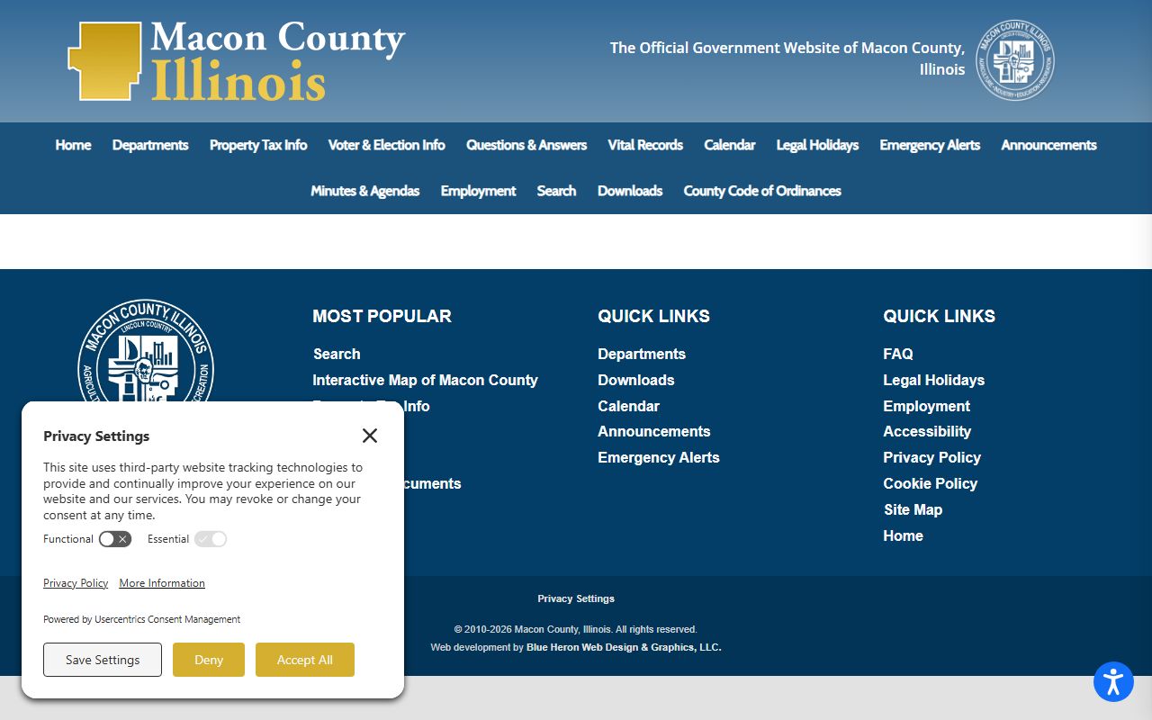 Macon County court docket circuit clerk homepage