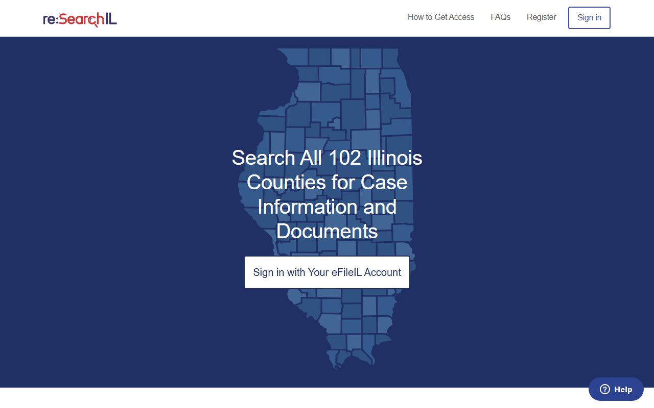 re:SearchIL statewide document repository for Illinois court docket searches